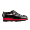 Onitsuka Tiger Wmns Brogue 'Black Classic Red Tweed'
